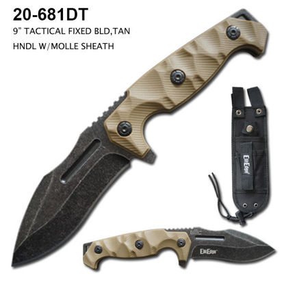 10.5 Wholesale Hunting Knife With Nylon Sheath & Blade Sharpener